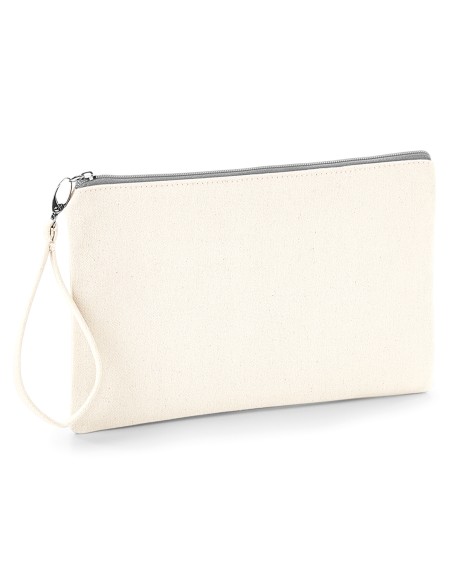 W-W520-Canvas Wristlet Pouch