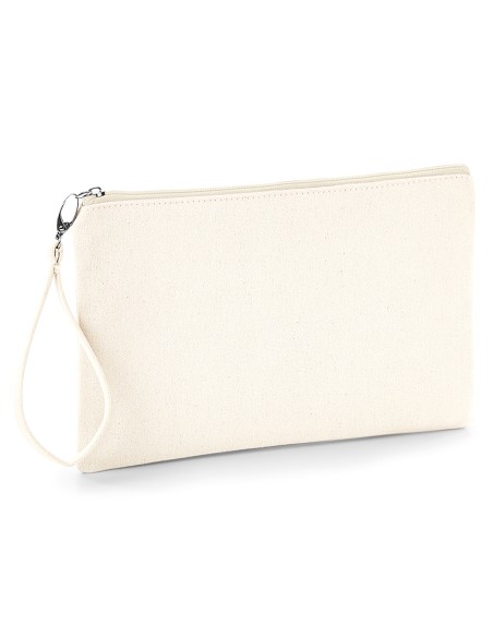 W-W520-Canvas Wristlet Pouch