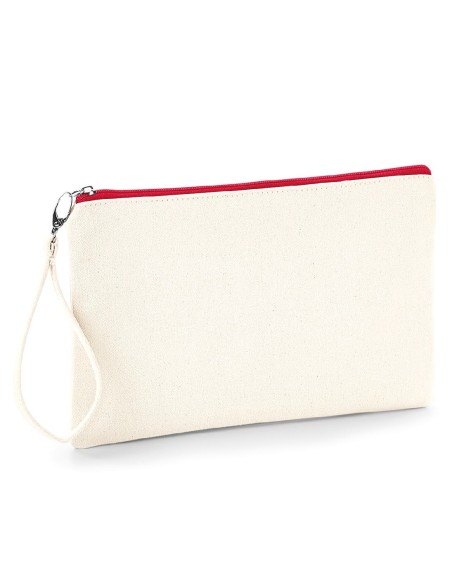 W-W520-Canvas Wristlet Pouch