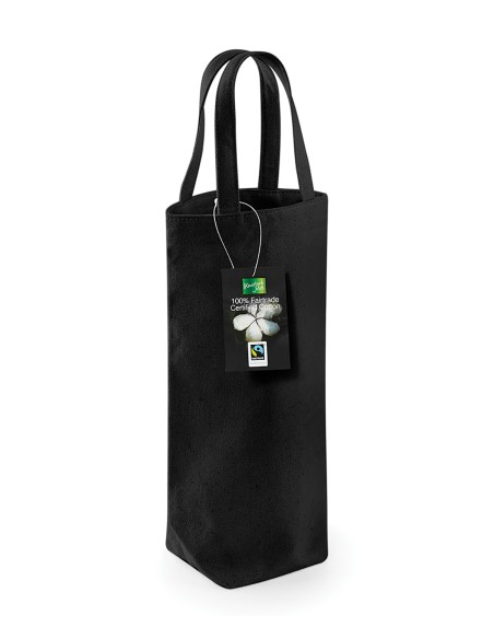 W-W620-Fairtrade Cotton Bottle Bag