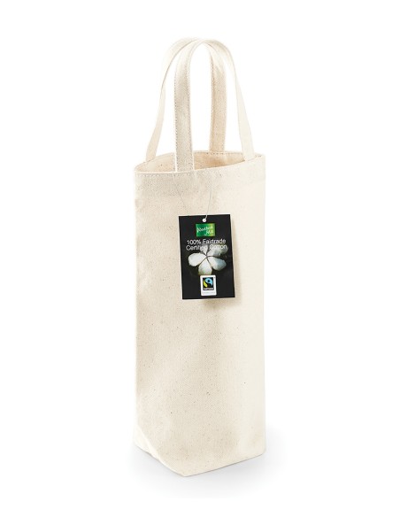 W-W620-Fairtrade Cotton Bottle Bag