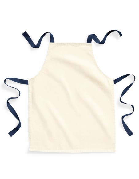 W-WM362-Tablier artisanal junior en coton issu du Commerce équitable