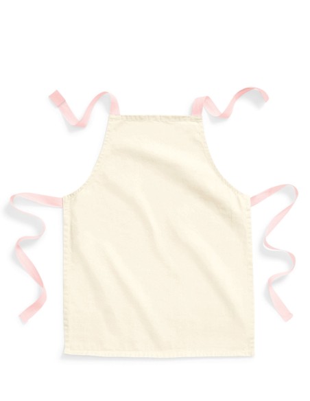 W-WM362-Tablier artisanal junior en coton issu du Commerce équitable