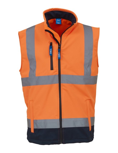 Y-HV006-Hi-Vis Softshell Gilet