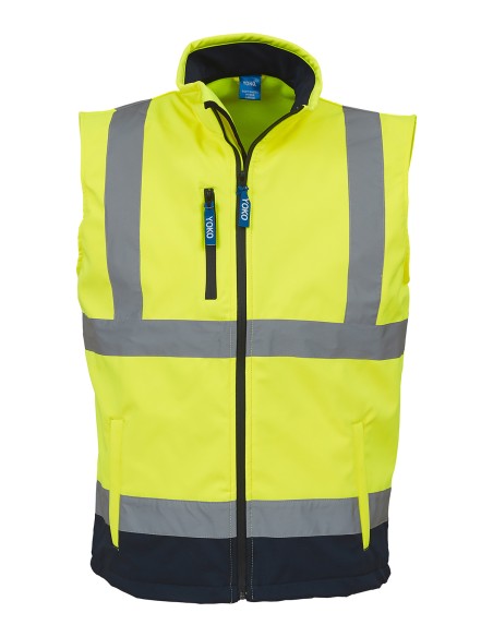 Y-HV006-Hi-Vis Softshell Gilet