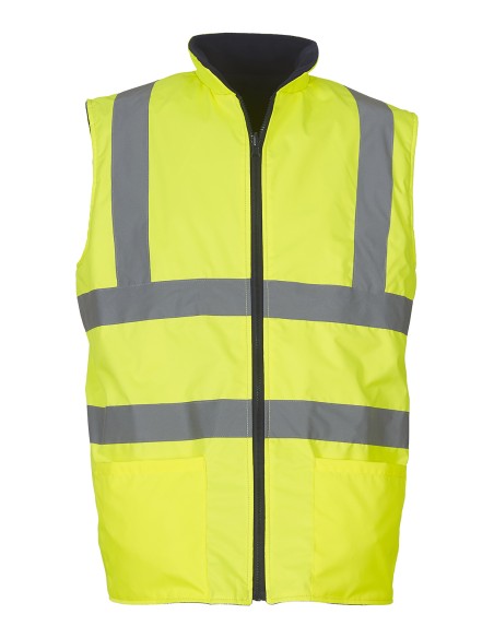 Y-HV008F-Reversible Fleece Bodywarmer