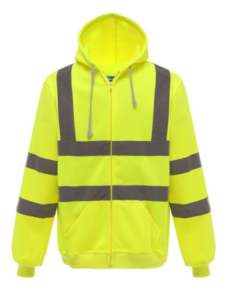 Y-HVK07-Hi-Vis Zip Hoodie