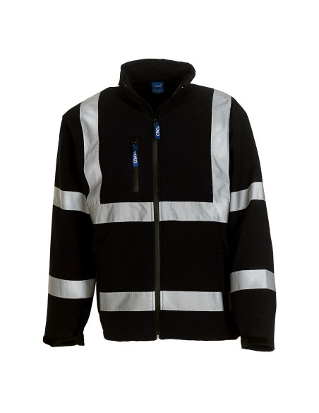 Y-HVK09-Hi-Vis 2 Bands et Braces Softshell Jacket