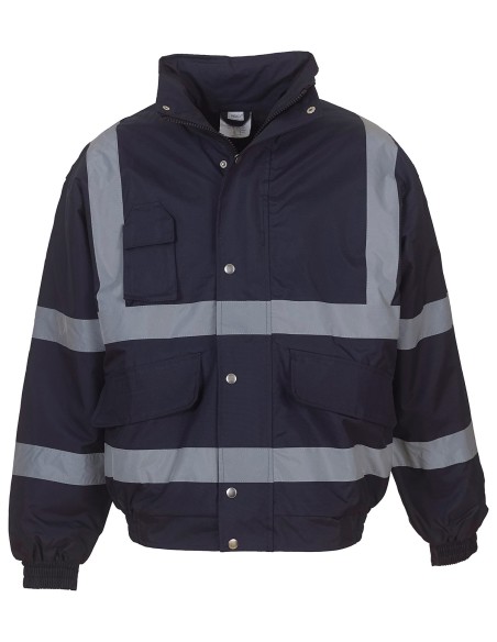 Y-HVP211-Blouson d'aviateur classique de haute visibilité (HVP211)