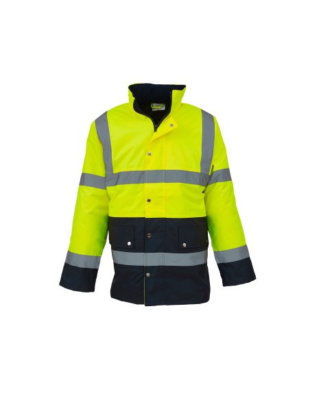 Y-HVP302-Hi-Vis Two-Tone Motorway Jacket