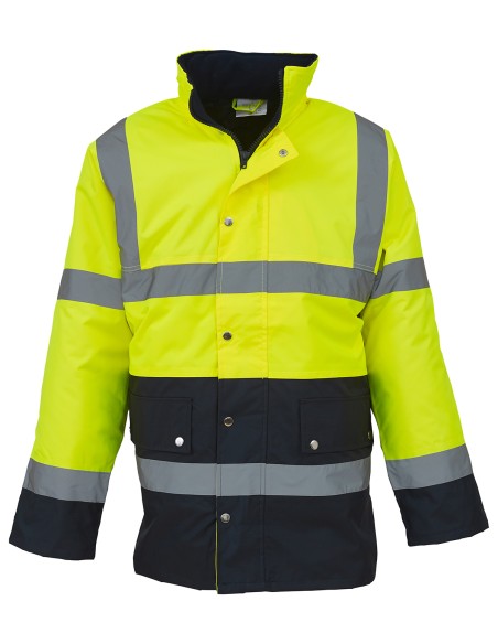 Y-HVP302-Hi-Vis Two-Tone Motorway Jacket