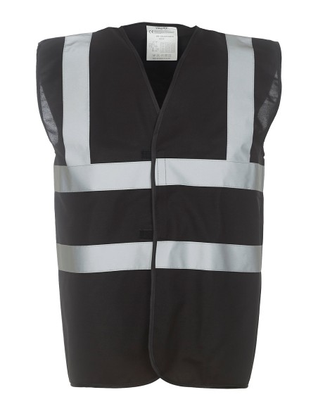 Y-HVW100-Hi-Vis 2 Bands et Braces Waistcoat