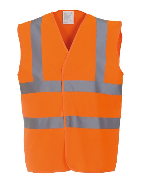 Y-HVW100-Hi-Vis 2 Bands et Braces Waistcoat