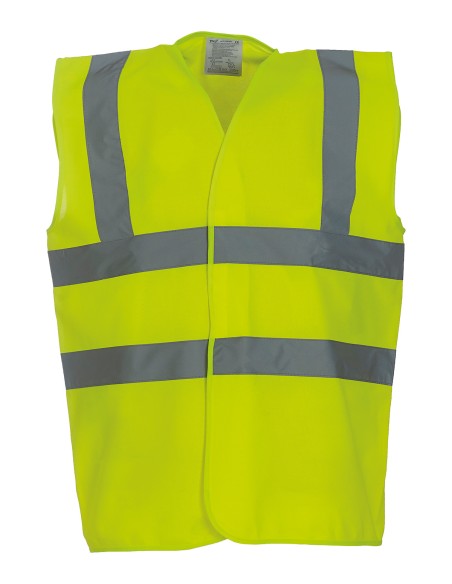 Y-HVW100-Hi-Vis 2 Bands et Braces Waistcoat