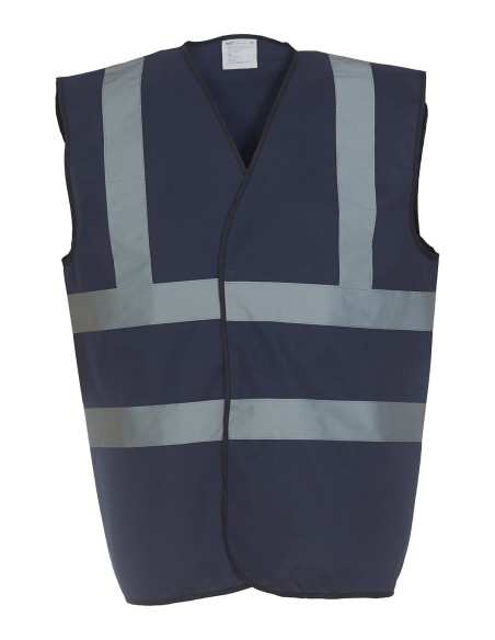 Y-HVW100-Hi-Vis 2 Bands et Braces Waistcoat