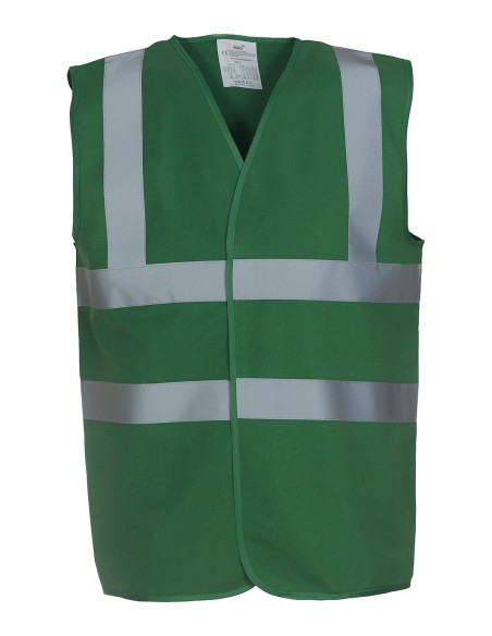 Y-HVW100-Hi-Vis 2 Bands et Braces Waistcoat