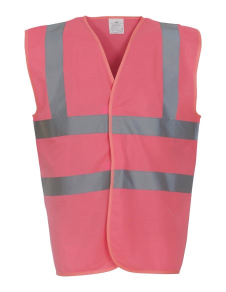Y-HVW100-Hi-Vis 2 Bands et Braces Waistcoat