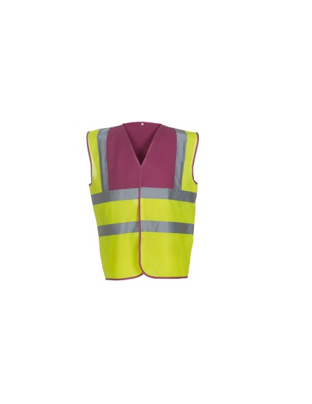 Y-HVW100-Hi-Vis 2 Bands et Braces Waistcoat