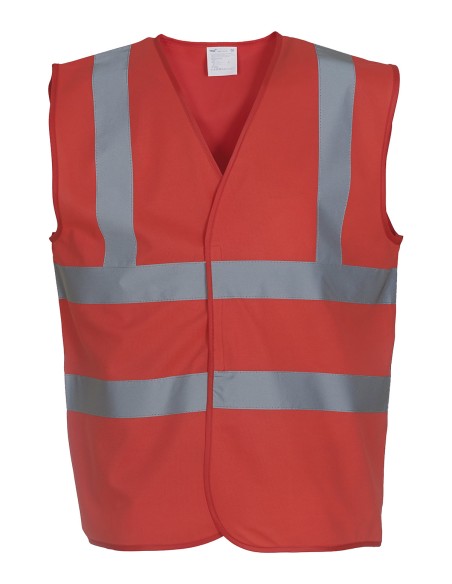 Y-HVW100-Hi-Vis 2 Bands et Braces Waistcoat