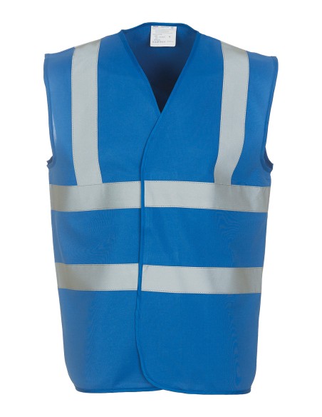 Y-HVW100-Hi-Vis 2 Bands et Braces Waistcoat