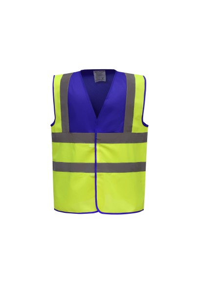 Y-HVW100-Hi-Vis 2 Bands et Braces Waistcoat