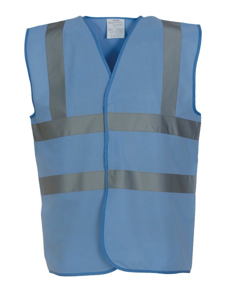 Y-HVW100-Hi-Vis 2 Bands et Braces Waistcoat