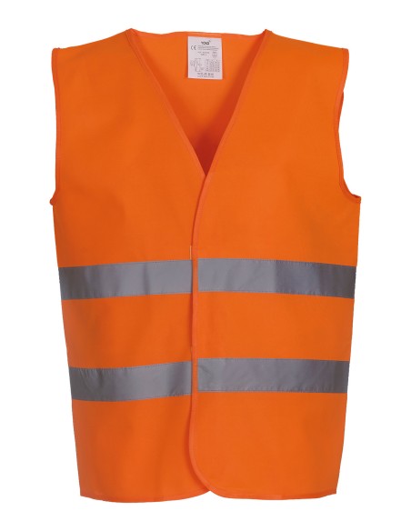 Y-HVW102-Hi-Vis 2 Bands Waistcoat