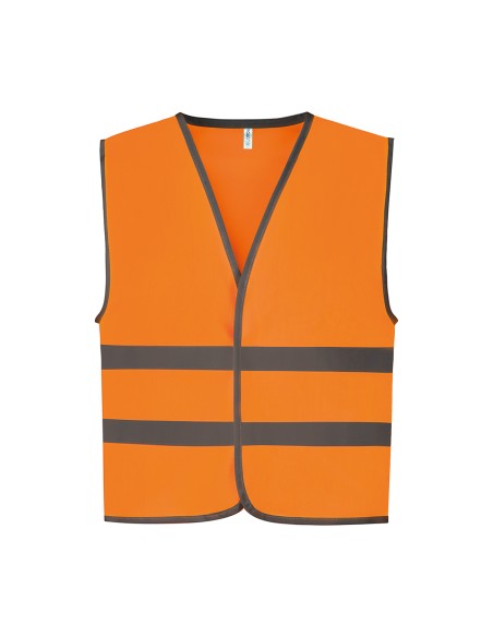Y-HVW102CH-Gilet haute visibilité à 2 bandes et bordure réfléchissante pour enfants (HVW102CH)