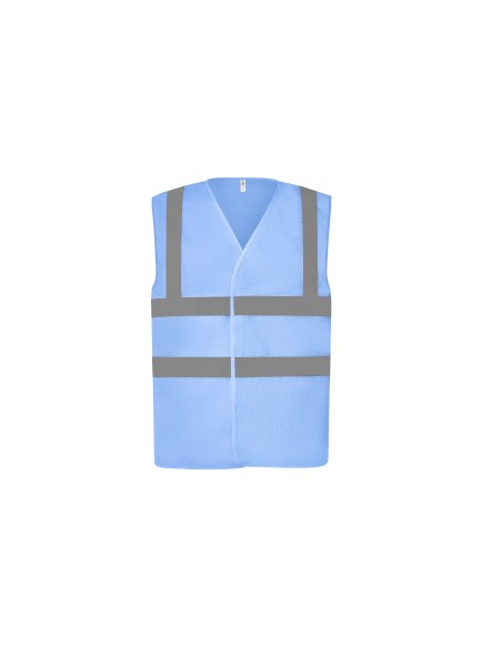 Y-HVW120-Hi-Vis Top Cool Recycled Open Mesh Waistcoat