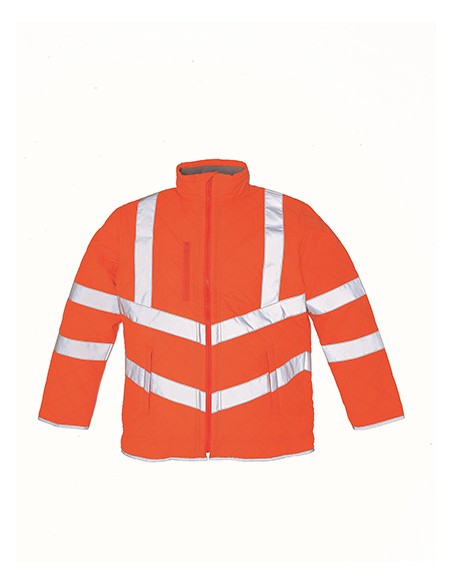 Y-HVW706-Hi-Vis Kensington Jacket With Fleece Lining