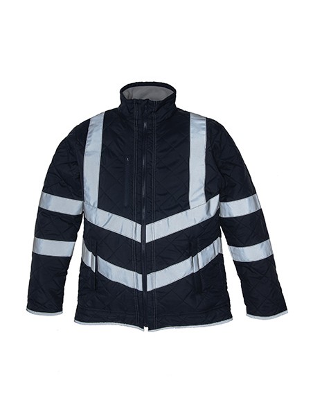 Y-HVW706-Hi-Vis Kensington Jacket With Fleece Lining