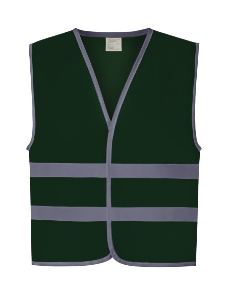 Y-YK102-Gilet haute visibilité à 2 bandes et bordure réfléchissante pour enfants (HVW102CH)