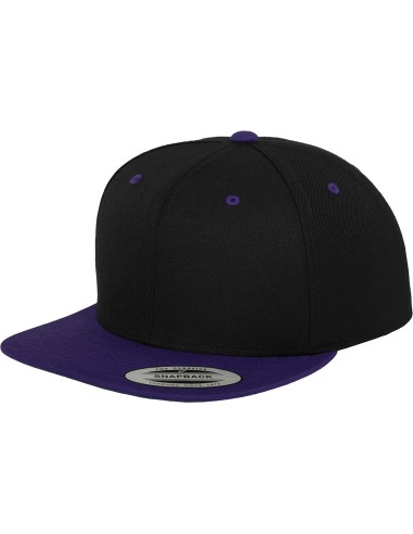 Y-YP002-Casquette snapback classique bicolore (6089MT)