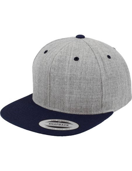 Y-YP002-Casquette snapback classique bicolore (6089MT)