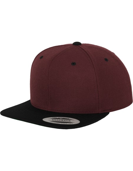 Y-YP002-Casquette snapback classique bicolore (6089MT)