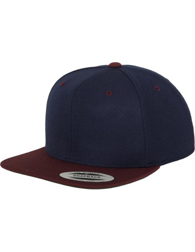 Y-YP002-Casquette snapback classique bicolore (6089MT)