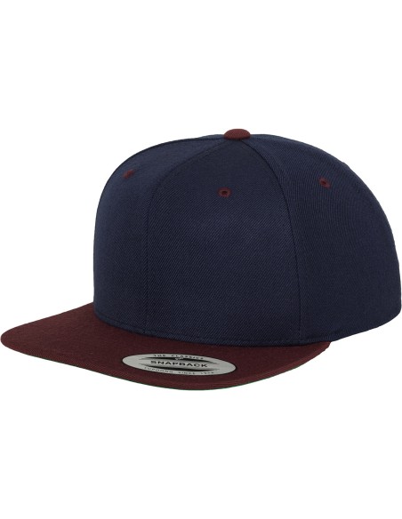 Y-YP002-Casquette snapback classique bicolore (6089MT)