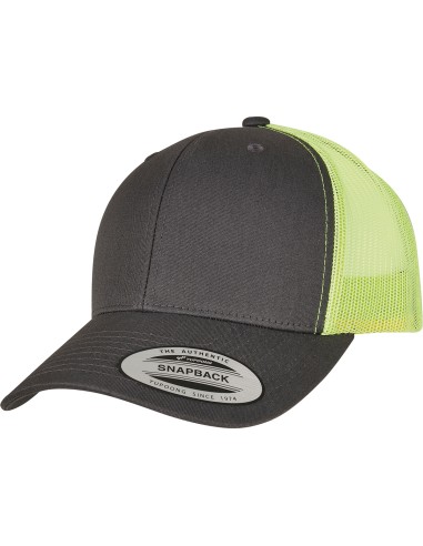 Y-YP237-Casquette de camionneur rétro bicolore (6606T)