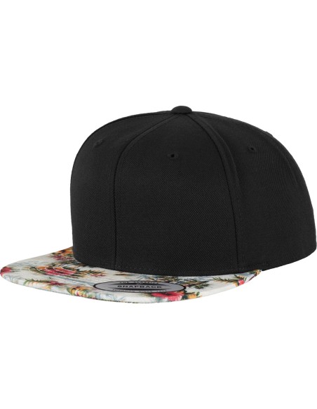 F-6089-Casquette snapback à imprimé mode (6089DESIGNER)