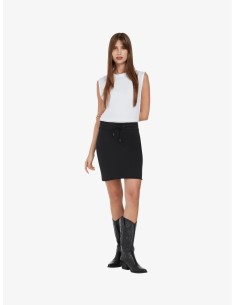 EPF-EP342-Women's Raw Hem Sweat Skirt