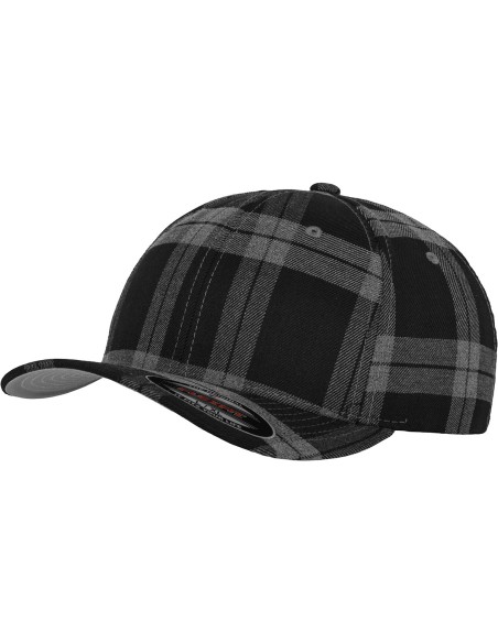 F-6197-Flexfit Tartan Plaid Cap