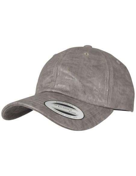 F-6245C-Casquette profil bas enduite (6245C)