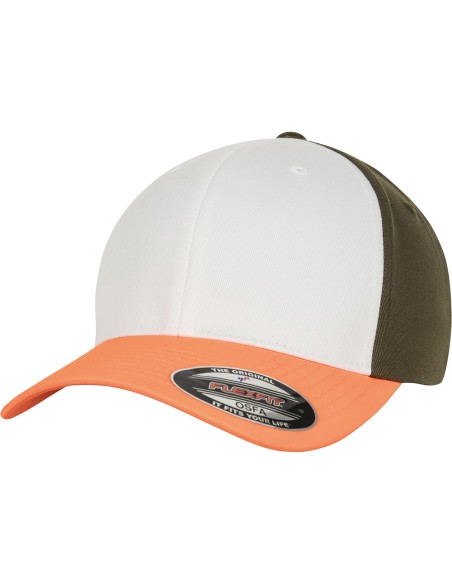 F-6277TT-3-Tone Flexfit Cap