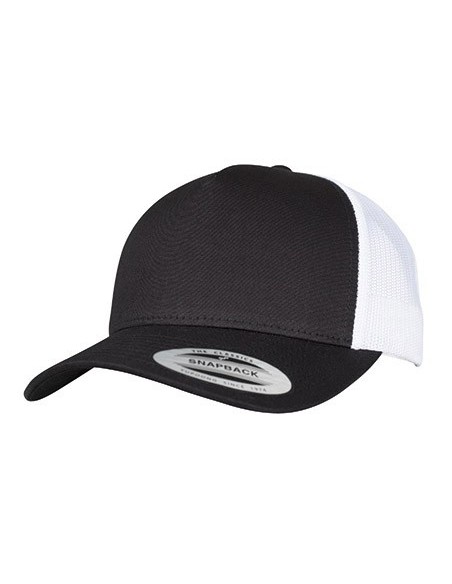 F-6506T-5-Panel Retro Trucker 2-Tone Cap