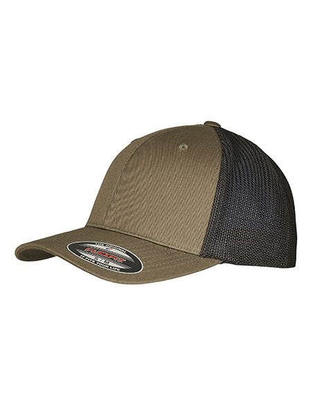F-6511RM-Flexfit Trucker Recycled Mesh Cap