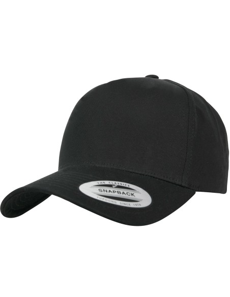F-7707-5-Panel Curved Classic Snapback