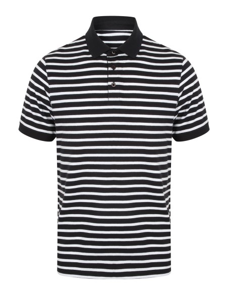 F-FR230-Polo Jersey rayé
