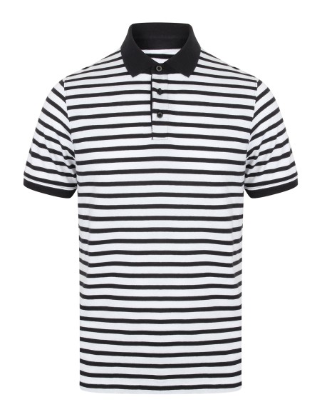 F-FR230-Polo Jersey rayé