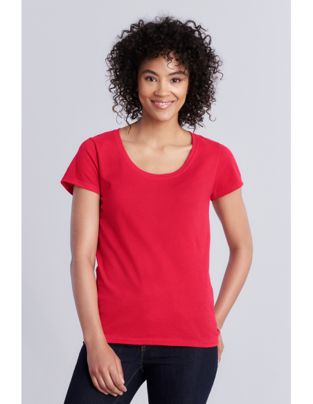 G-64550L-SOFTSTYLE® LADIES' DEEP SCOOP T-SHIRT