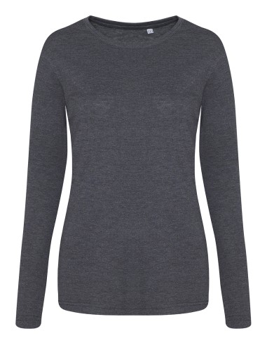 A-JT002F-Womens Long Sleeve Tri-Blend T